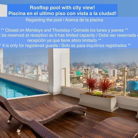 Alu Apartments - Limit With Miraflores Panoramic City View Lima Exterior foto