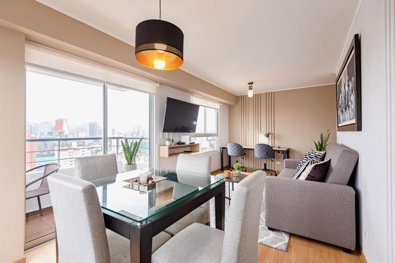 Alu Apartments - Limit With Miraflores Panoramic City View Lima Exterior foto