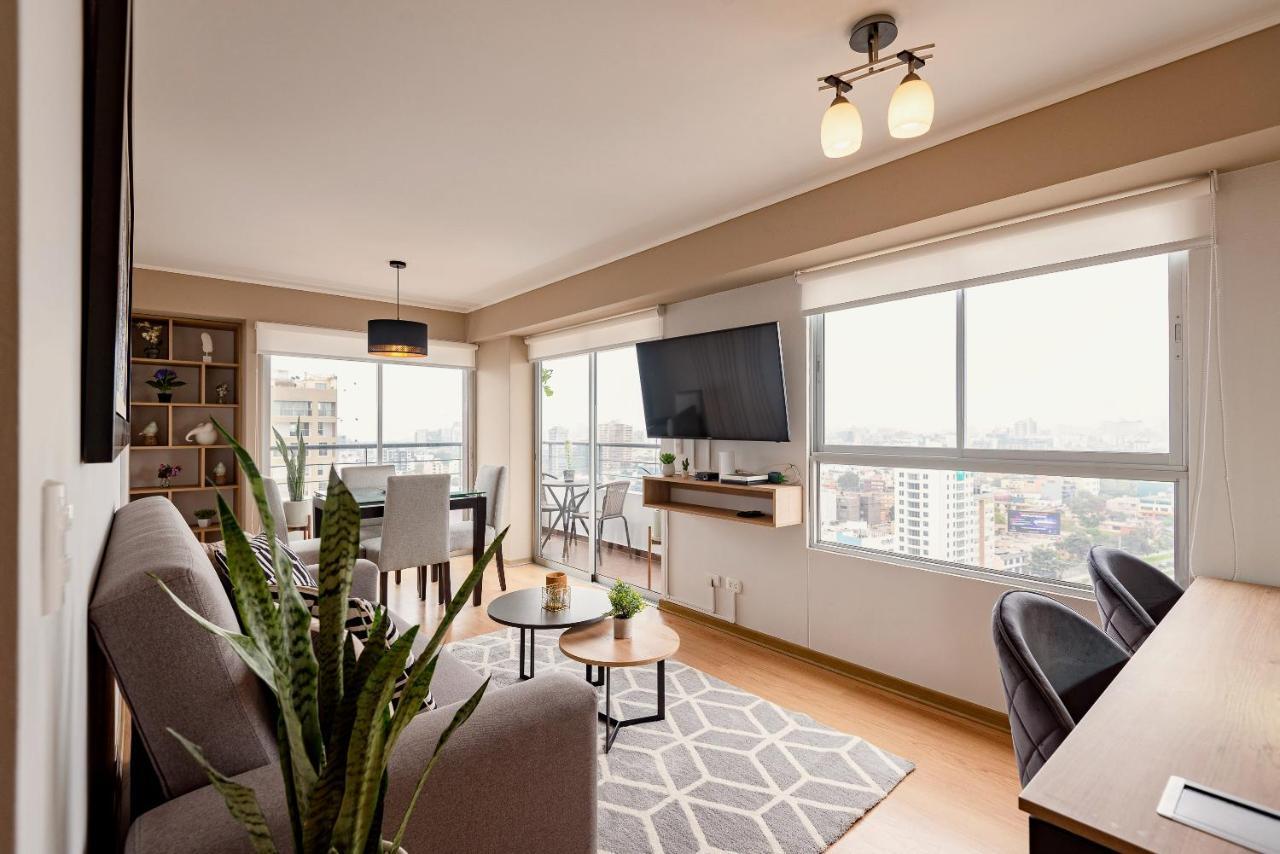 Alu Apartments - Limit With Miraflores Panoramic City View Lima Exterior foto