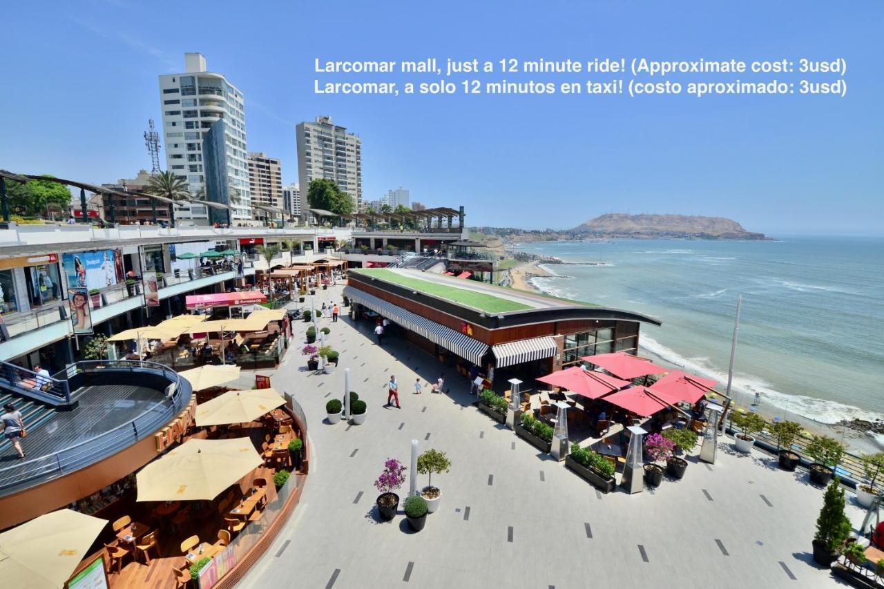 Alu Apartments - Limit With Miraflores Panoramic City View Lima Exterior foto